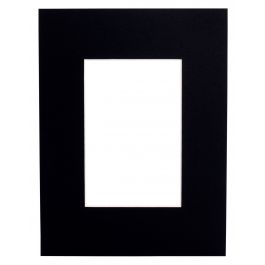 Mount Board 413 Black 20x25cm with 12x17cm window (5 pcs) [MA-7441320251]