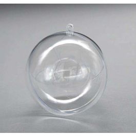 Plastic Ball Transparent 8cm (25 pieces) [PEP-1002079]