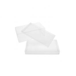 Plastic Gift Boxes 14.9x2.5x19.8cm Crystal Clear (25 pieces) [FPB166]