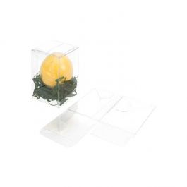 Plastic Gift Boxes 6.4x6.4x9.2cm Autolock Bottom (25 pieces) [PLB140]