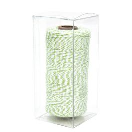 Plastic Gift Boxes 5.6x5.6x12cm Autolock Bottom (25 pieces) [PLB334]