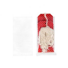 Plastic Bags 7.6x15.2cm Clear Polypropylene (100 pieces) [FP1H36]