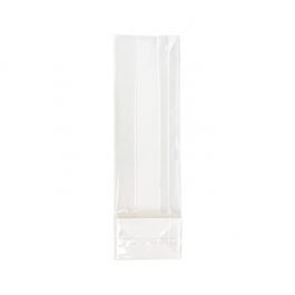 Flat Bottom Gusset w/ Paper Insert, 9 x 5,5 x 30,5 cm (50 Pieces) [PFGPB16]
