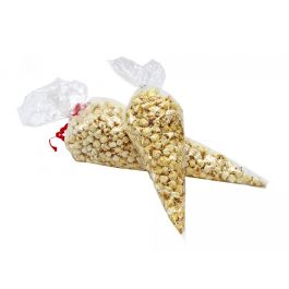 Conical bag 180 x 370 mm 0.5 pounds blank (250 pcs) [DV-3270]