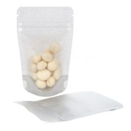 Stand Up Pouches Rice Paper Transparent/Silver 7.9x5.1x13cm | 28 grams (100 pieces) [ZBGR1SC]