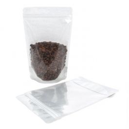 Stand Up Pouches Rice Paper Transparent/Silver 14.9x8.9x23.2cm | 312 grams (100 pieces) [ZBGR7SC]