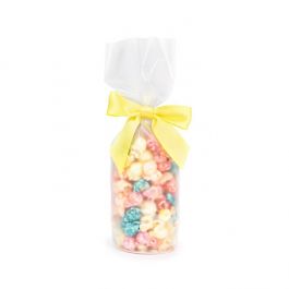 Plastic Bags round Bottom Frosted 7x25,4 cm with paper insert (50 pieces) [RPBGF2]