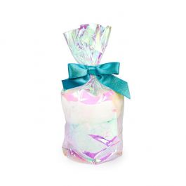 Plastic Bags round Bottom Iridescent 10,2x25,4 cm with paper insert (50 pieces) [RPBGH4]