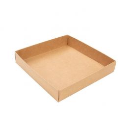 Kraft Gift Boxes Bottom 13x2.5x13.3 cm (25 pieces) [KR357]