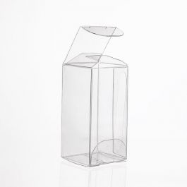 Plastic Gift Boxes 3.8x3.8x7.6cm Crystal Clear (50 pieces) [VB292]