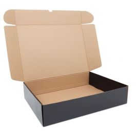 Shipping cartons 41.5x30.5x8,5cm Black (50 pcs) [FP-VPD004]
