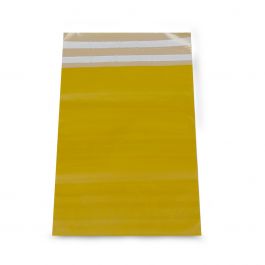 Plastic Mailing Bags 35x45+8cm ochre yellow (250 pcs) [FP-VZQ057]