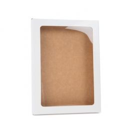 Kraft Gift Boxes glossy White 9.5x1.5x13.2cm (25 pieces) [WGWG10]