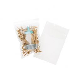 Grip Seal Bags 7.5x10cm Crystal Clear PP 75 micron (100 pieces) [Z3C34]