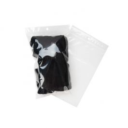 Grip Seal Bags with Hang hole 12.5x20.5cm Crystal Clear PP 75 micron (100 pieces) [Z3R58]