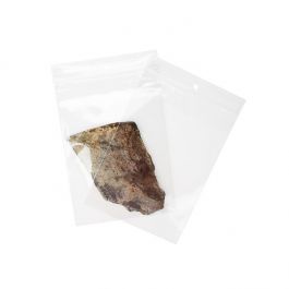 Grip Seal Bags with Hang hole 12.5x18cm Crystal Clear PP 100 micron (100 pieces) [Z4R57]