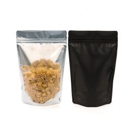 Stand Up Pouches Transparent/Black 8x5x13cm | 28 grams (100 pieces) [ZBGB1]