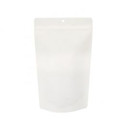 Stand Up Pouches White Kraft Eco-fiendly 17,2x8,9x28,6 cm (100 pieces) [ZBGEK4W]