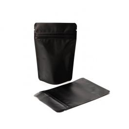 Stand Up Pouches Matt Black 10x6x15cm | 57 grams (100 pieces) [ZBGM2MB]