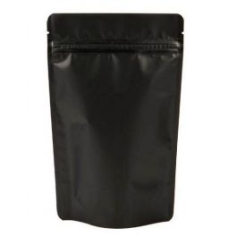 Stand Up Pouches Matt Black 13x7x20.5cm | 113 grams (100 pieces) [ZBGM3MB]