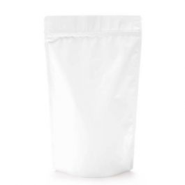 Stand Up Pouches Matt White 17x9x28.5cm | 340 grams (100 pieces) [ZBGM4MW]