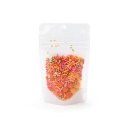 Stand Up Pouches Rice Paper Transparent/White 7.9x5.1x13cm | 28 grams with hang hole (100 pieces) [ZBGR1WCH]