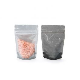 Stand Up Pouches Rice Paper Transparent/Black 10.2x6x15.2cm | 57 grams (100 pieces) [ZBGR2BC]