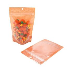Stand Up Pouches Rice Paper Transparent/Orange 13x7.9x20.6cm | 113 grams (100 pieces) [ZBGR3HO]