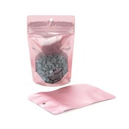 Stand Up Pouches Transparent/Rosé Gold 10.2x6x15.2cm | 57 grams (100 pieces) [ZBGRG2]