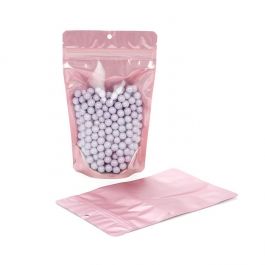 Stand Up Pouches Transparent/Rosé Gold 13x7.9x20.6cm | 113 grams (100 pieces) [ZBGRG3]