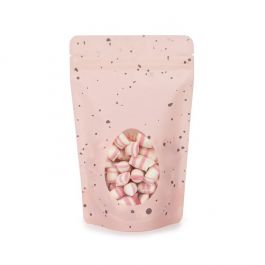 Stand Up Pouches Pink Speckled Egg 13x7,9x20,6 cm (25 pieces) [ZBGSW3EP]