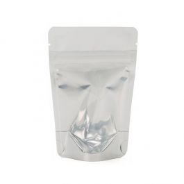 Stand Up Pouches Transparent/White 10.2x6x15.2cm | 57 grams (100 pieces) [ZBGW2]