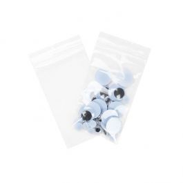Grip Seal Bags 7.5x12.5cm Crystal Clear PP 50 micron (100 pieces) [ZC35]