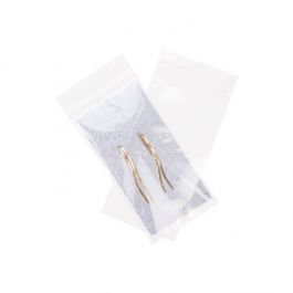 Grip Seal Bags with Vent-hole 7.5x15cm Crystal Clear PP 50 micron (100 pieces) [ZC36V]