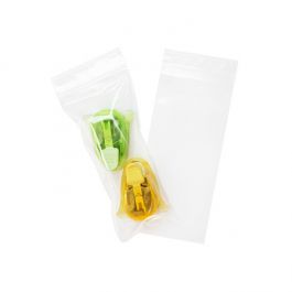 Grip Seal Bags 7.5x18cm Crystal Clear PP 50 micron (100 pieces) [ZC37]