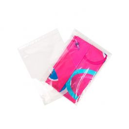 Grip Seal Bags with Vent-hole 23x30.5cm Crystal Clear PP 50 micron (100 pieces) [ZC912V]