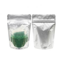 Stand Up Pouches Transparent/Silver 10x6x15cm | 57 grams (100 pieces) [ZBGS2]