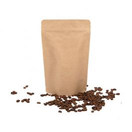 Stand Up Pouches Kraft 13x7,9x20,6cm w/Valve (100 Pieces) [ZBGM3K]