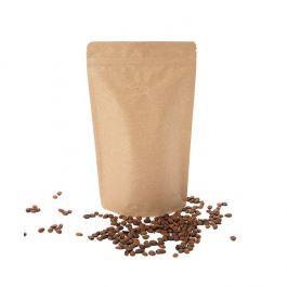Stand Up Pouches Kraft 17,1x8,9x28,6cm w/Valve (100 Pieces) [ZBGM4K]
